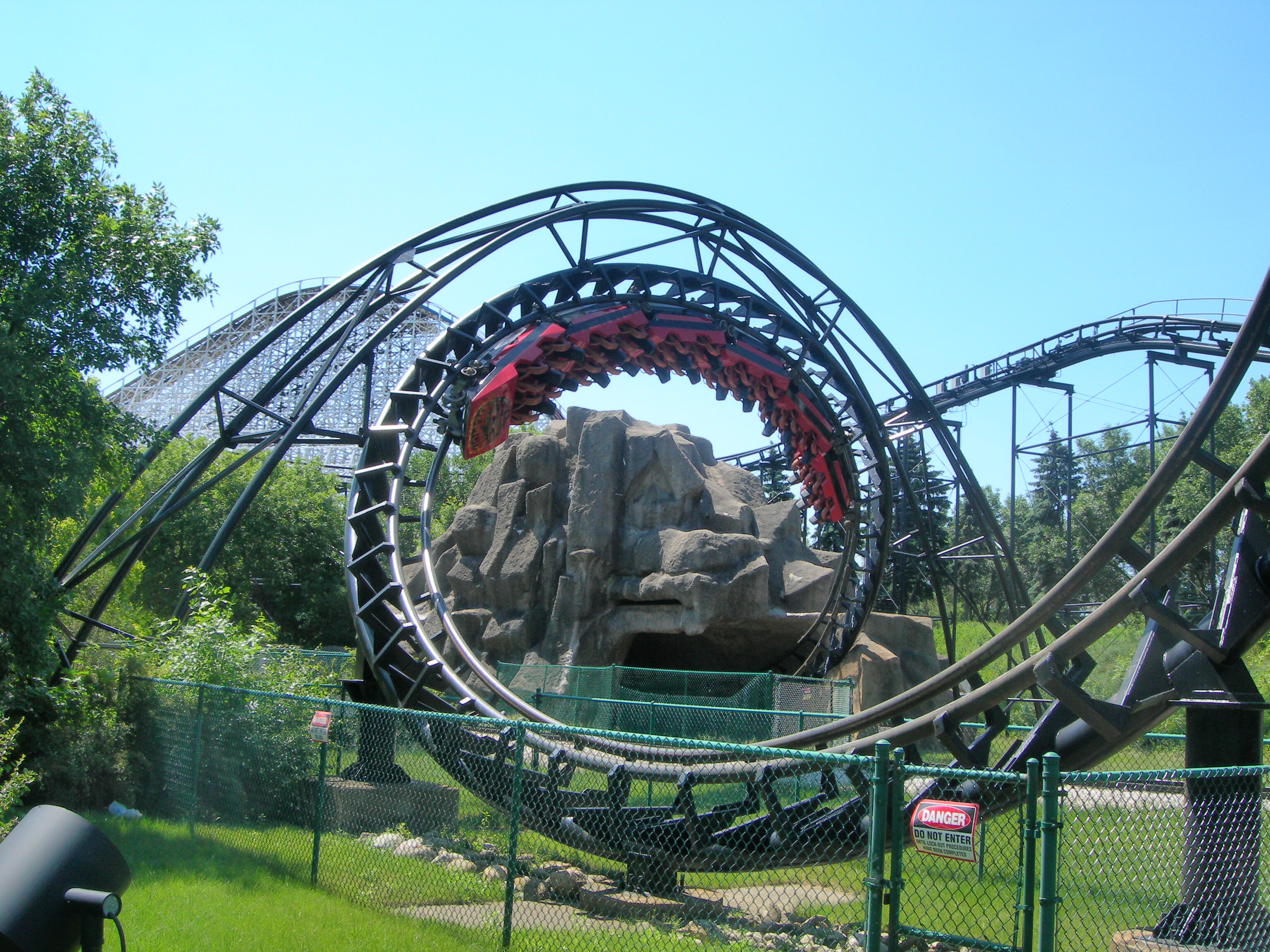 The Demon roller coaster